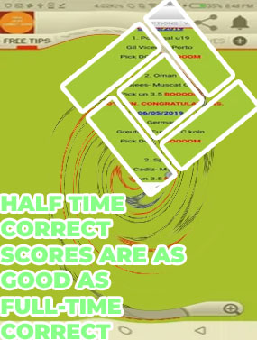 Correct score predictions and correct score tips today