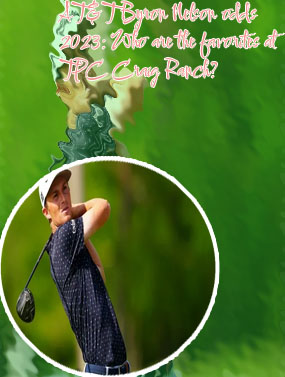 Pga byron nelson odds
