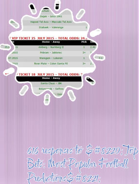 Todays football betting tips and prediction